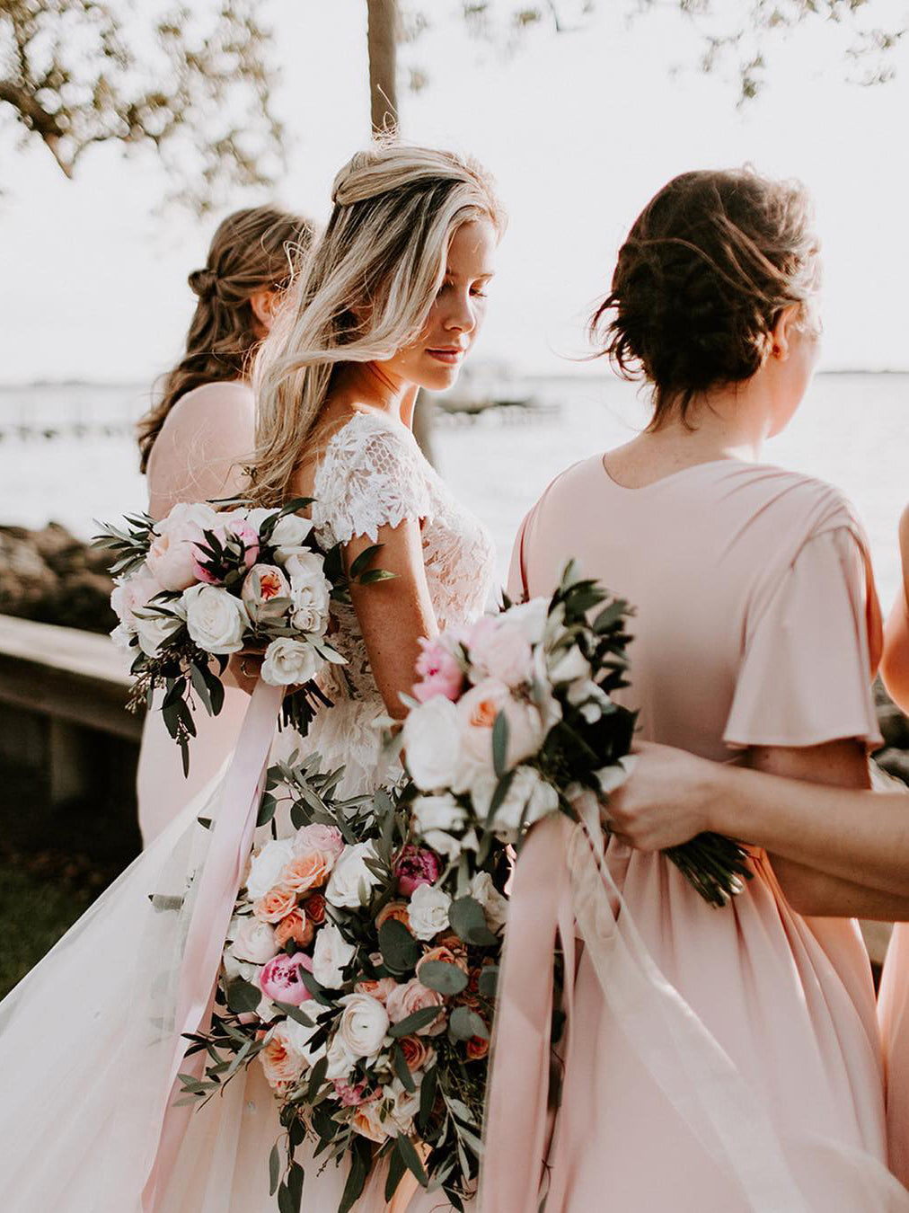 Fabulous Chiffon Floor-length Multi-choice Bridesmaid Dresses With Pleats