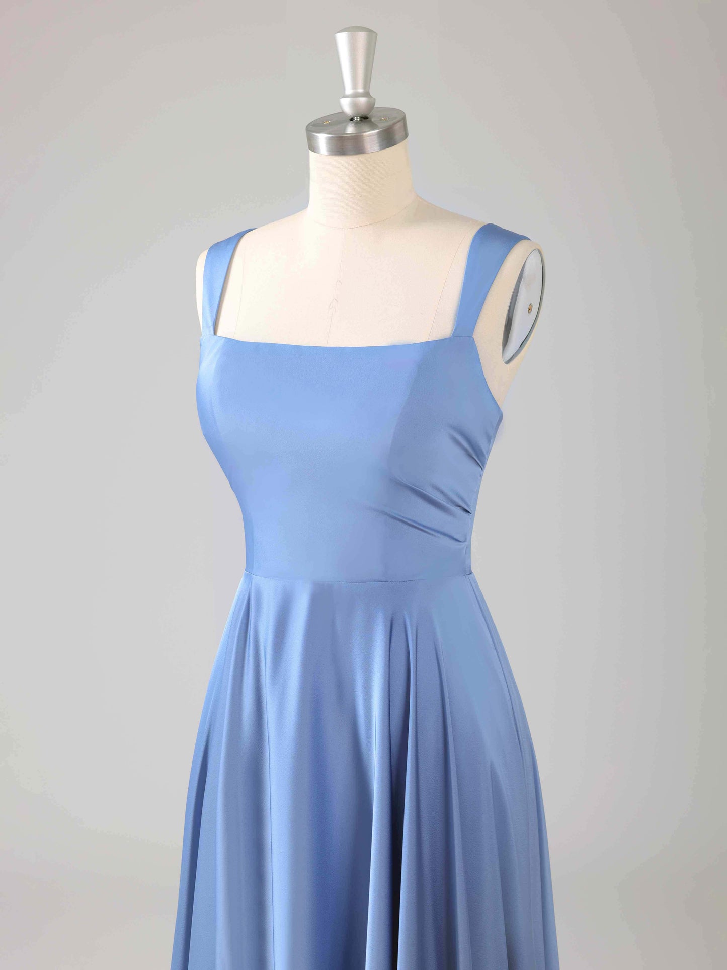 Lazara Square Neck Sleeveless A-line Bridesmaid Dresses