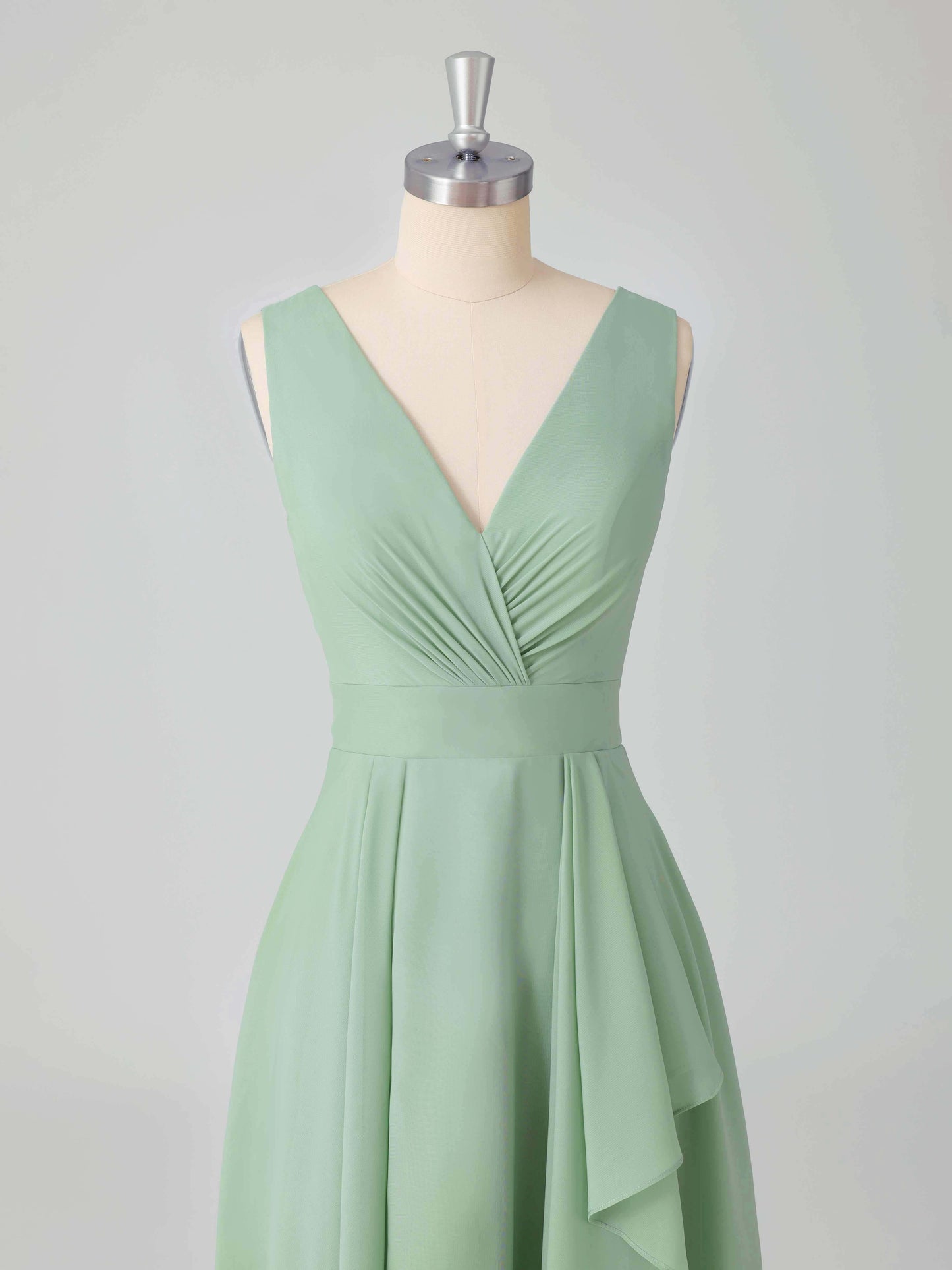 Lucina Charming Sleeveless A-line Bridesmaid Dresses with V Back