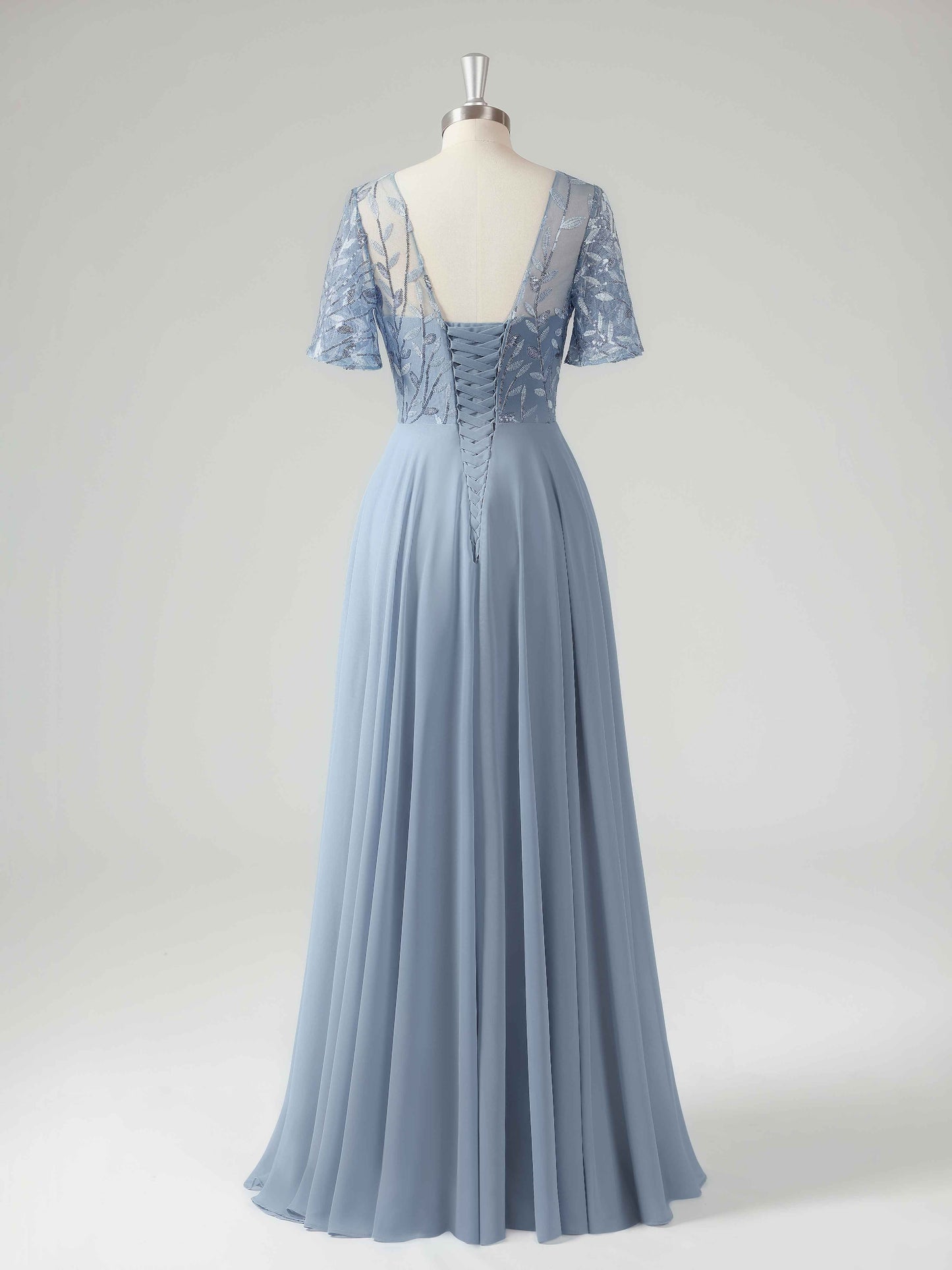 Malina Elegant Illusion A-line Mother of the Bride Dresses