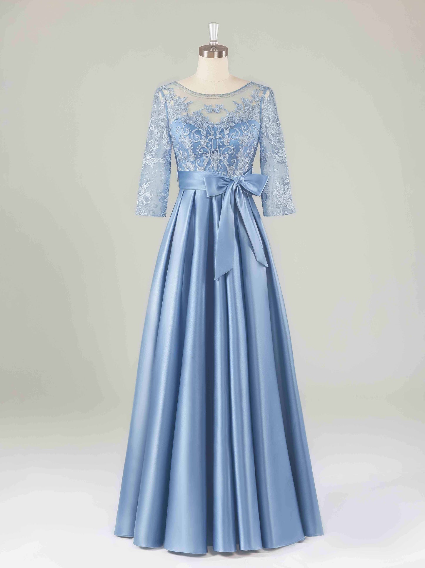 Matilda Graceful Illusion Neckline Mother of the Bride Dresses