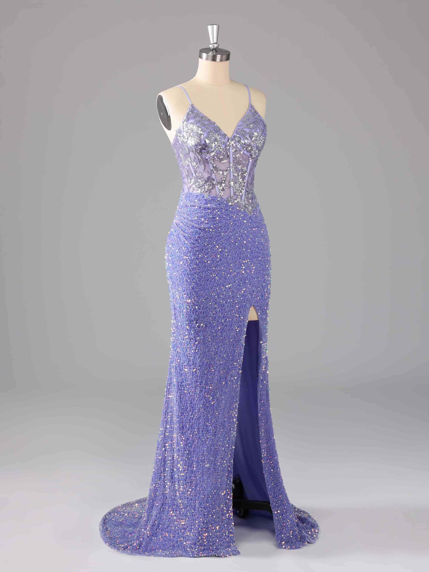 Valeria Sexy Trumpet/Mermaid Prom Dresses with Beading Sequins