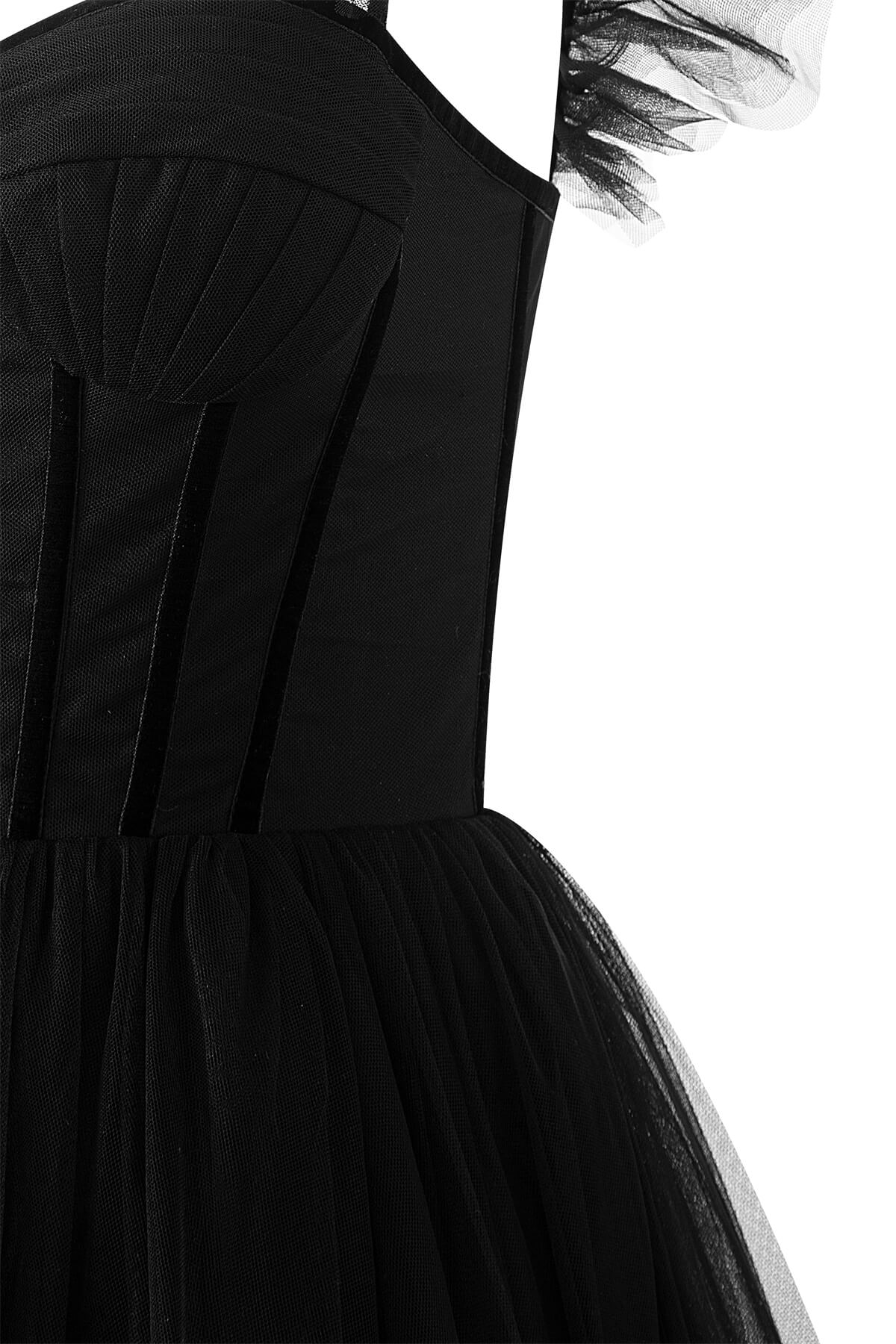 Katalina |A-Line Corset Ruffled Tulle Prom Dress