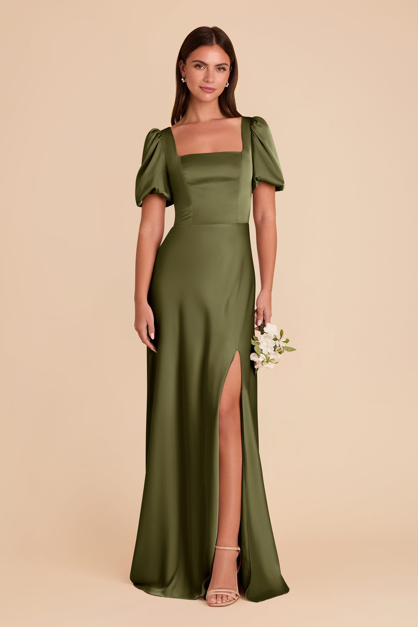 Judy Matte Satin Dress - Martini