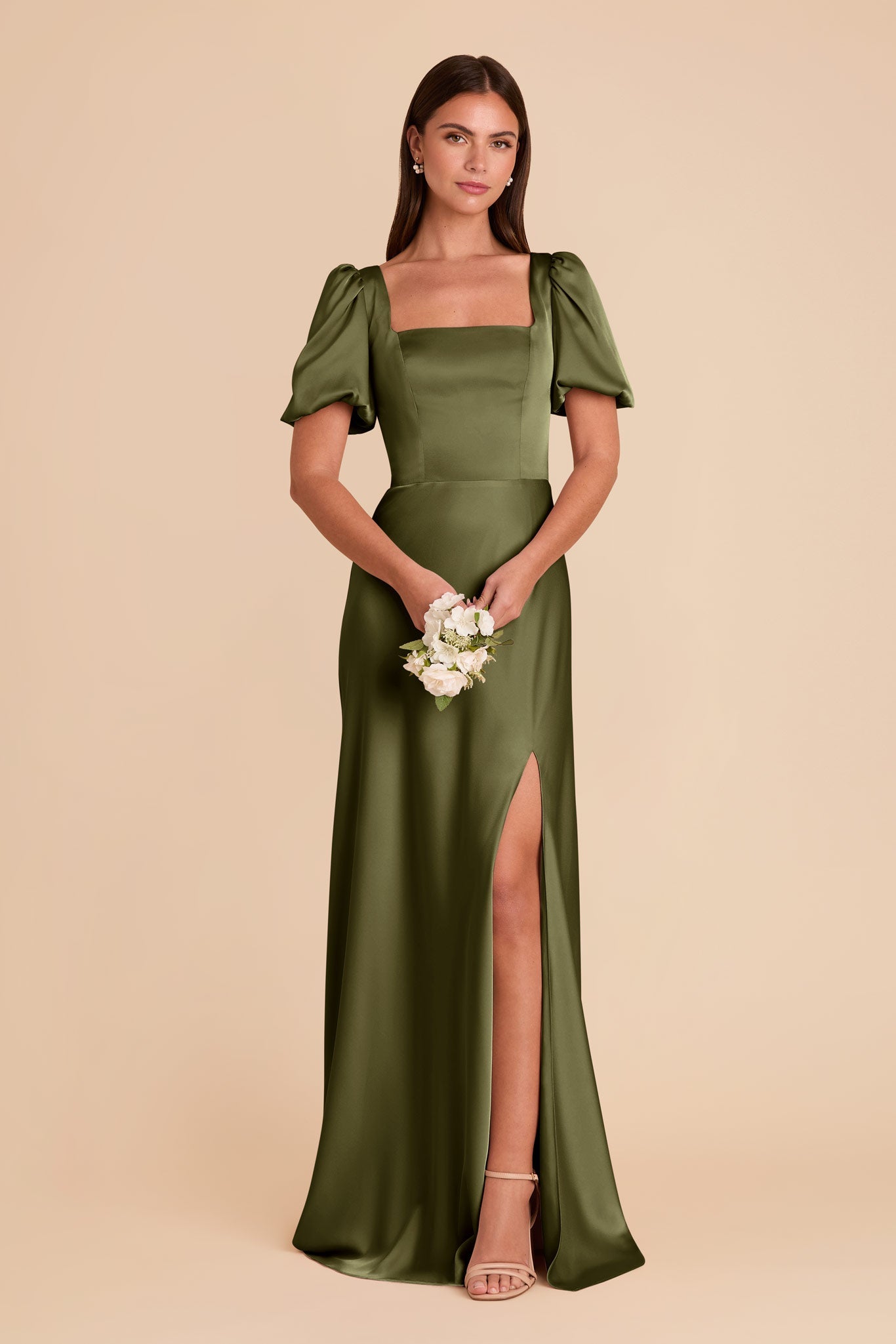 Judy Matte Satin Dress - Martini