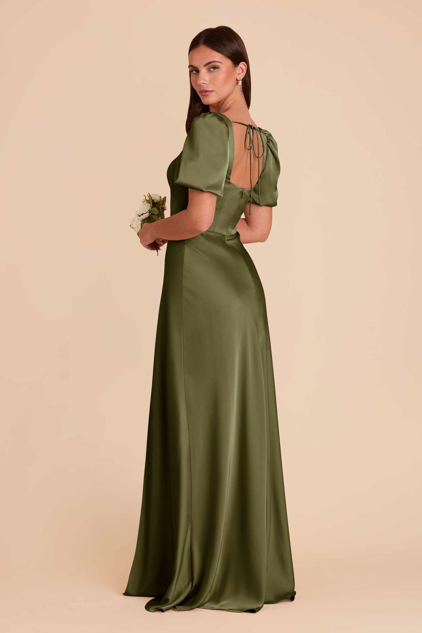 Judy Matte Satin Dress - Martini
