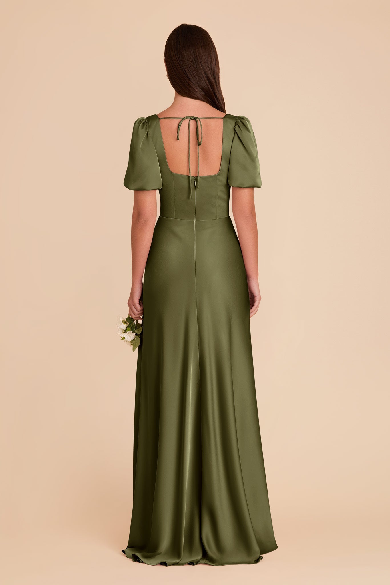 Judy Matte Satin Dress - Martini