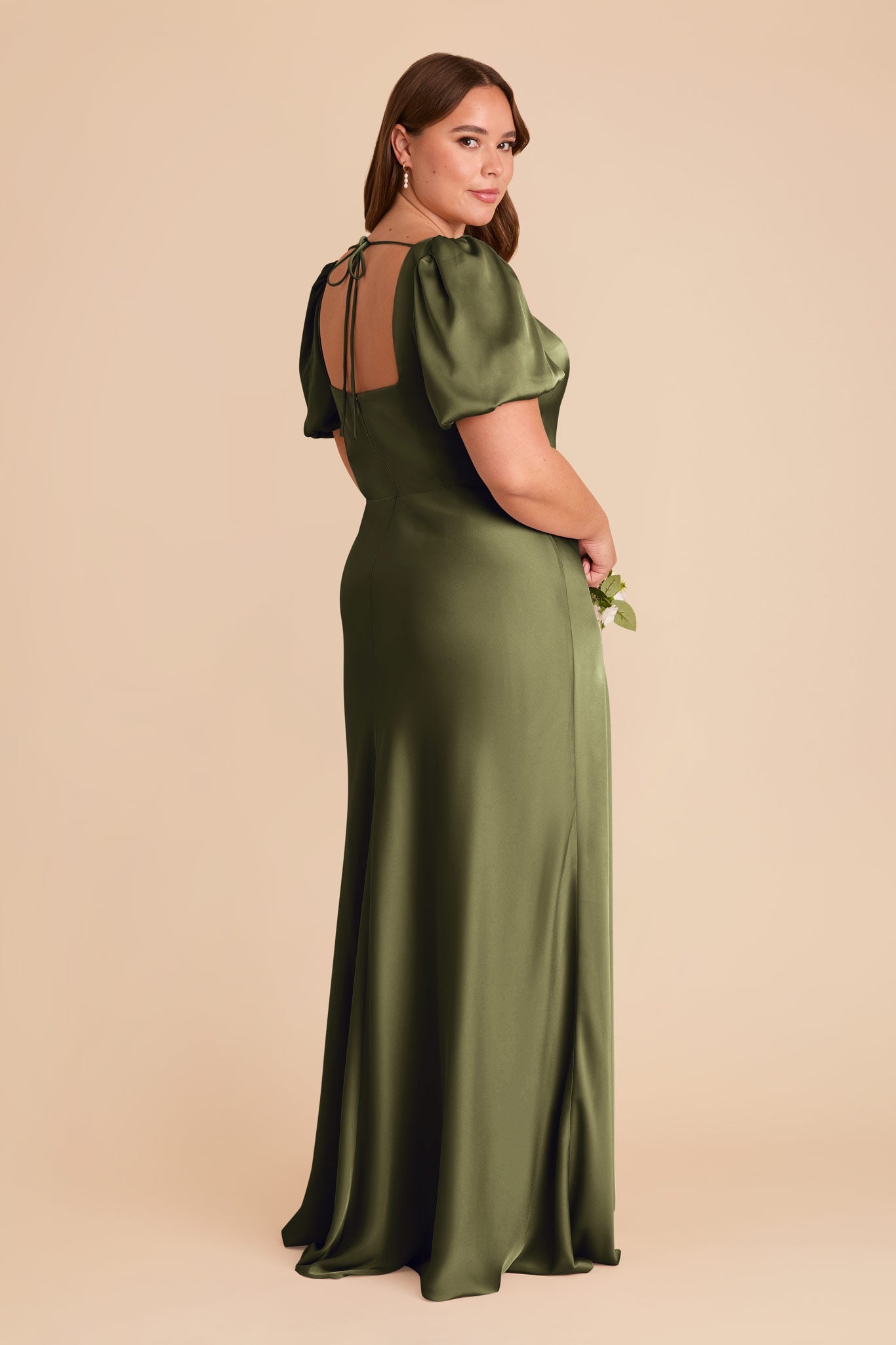 Judy Matte Satin Dress - Martini
