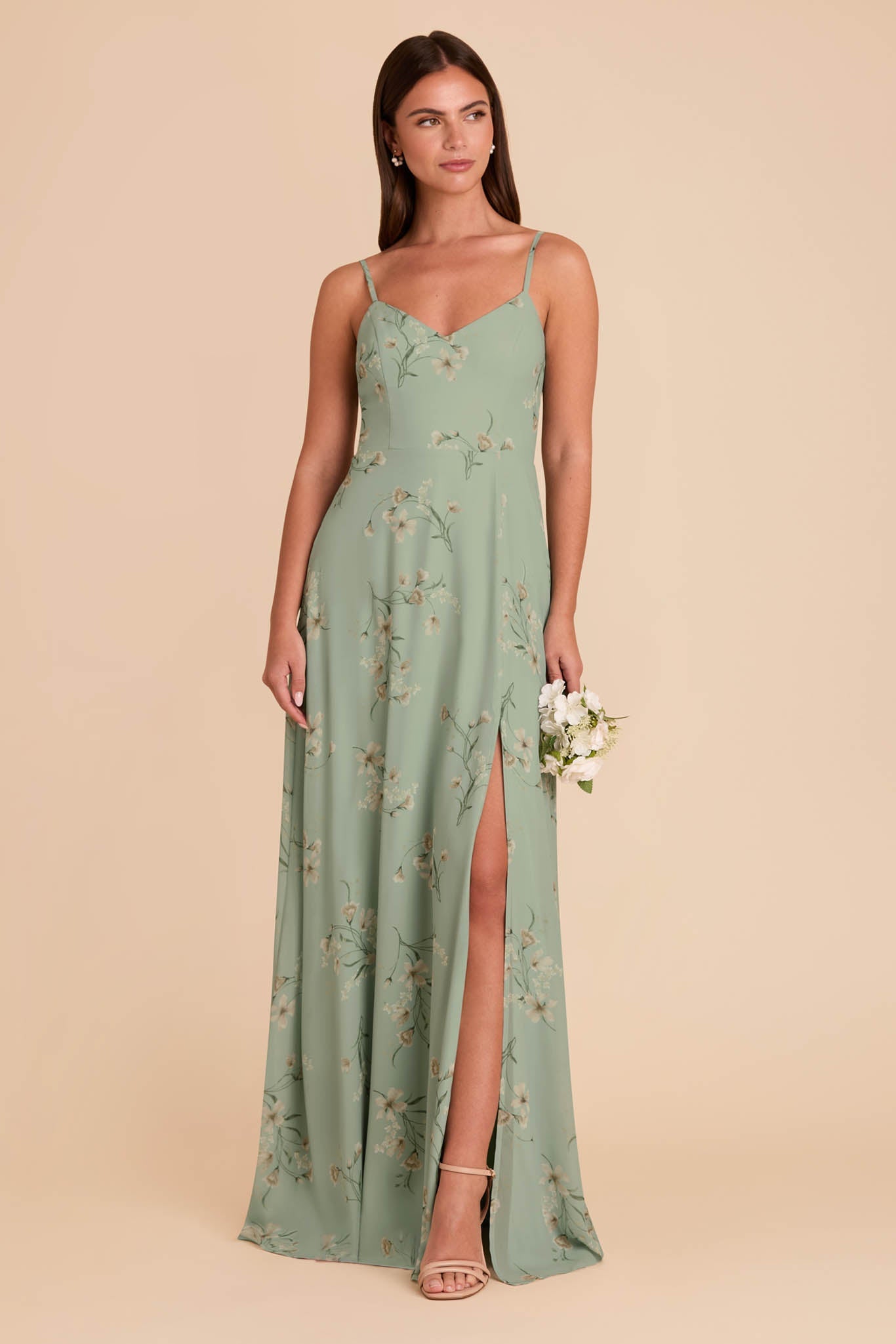 Devin Convertible Dress With Slit - Sage Le Fleur