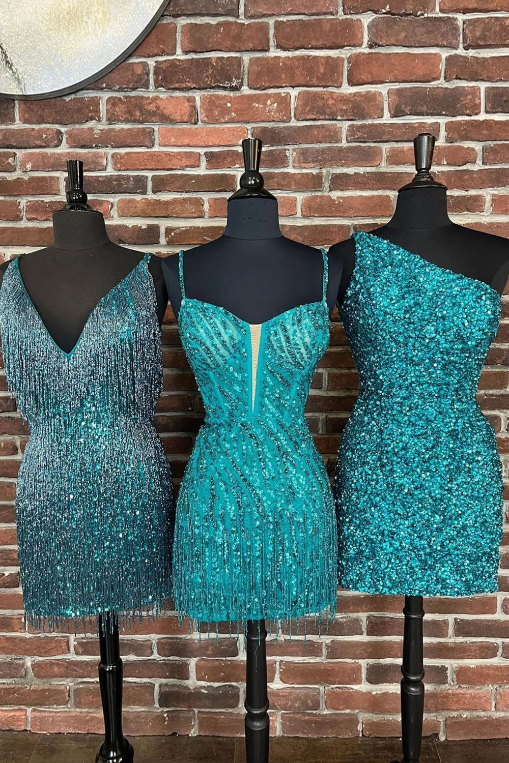 Trendy Sheath Spaghetti Straps Green Corset Homecoming Dress with Tassel