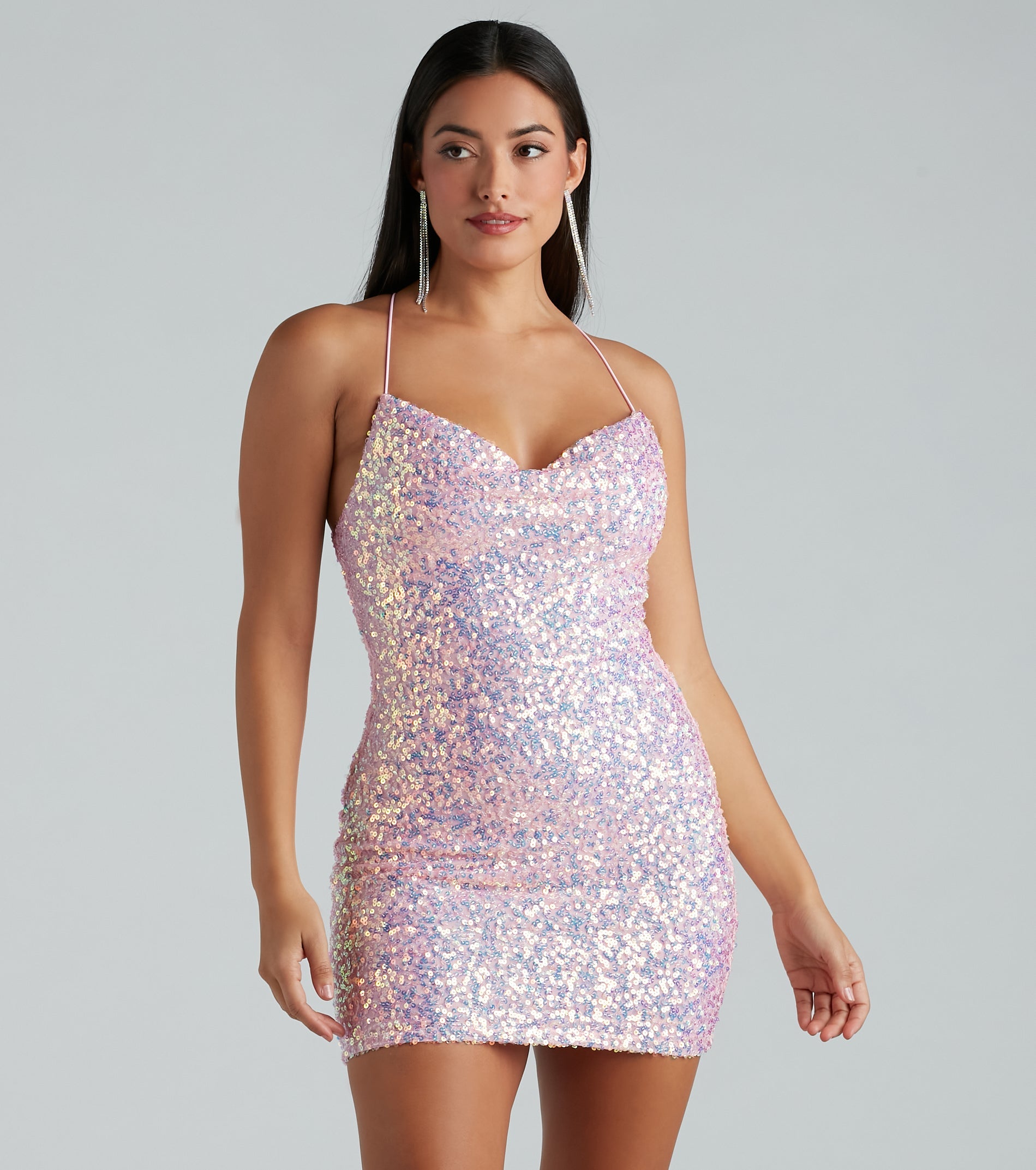 Raelyn Sequin Mini Party Dress