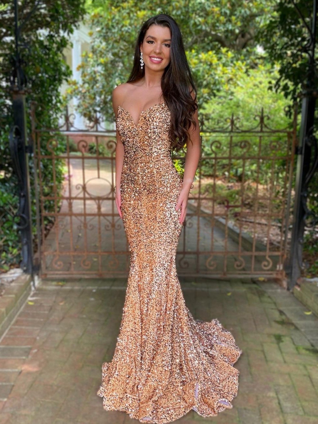 LAURYN | Mermaid Sweetheart Neck Sequins Prom Dresses