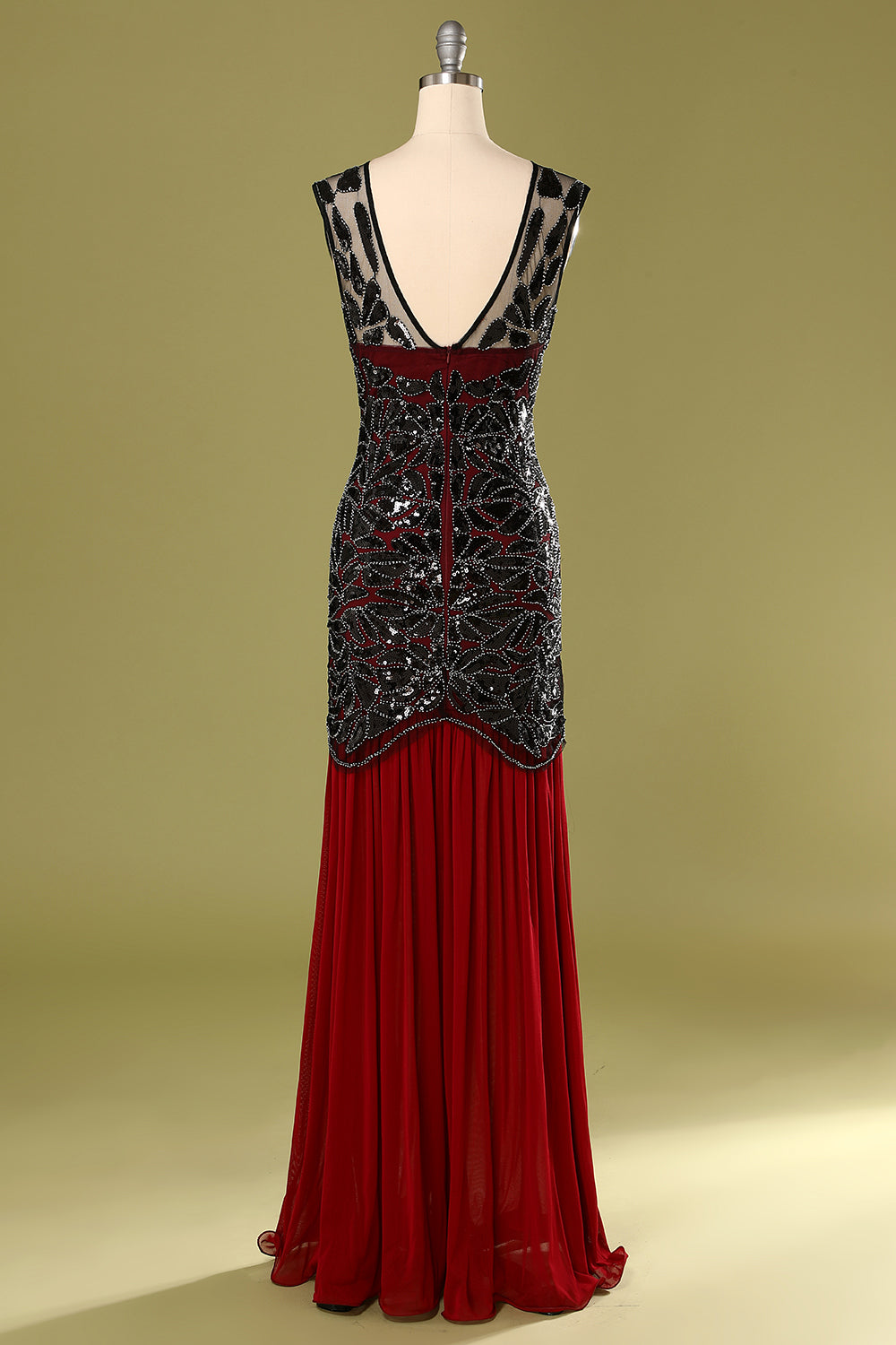 1920s Sequined Flapper Dress