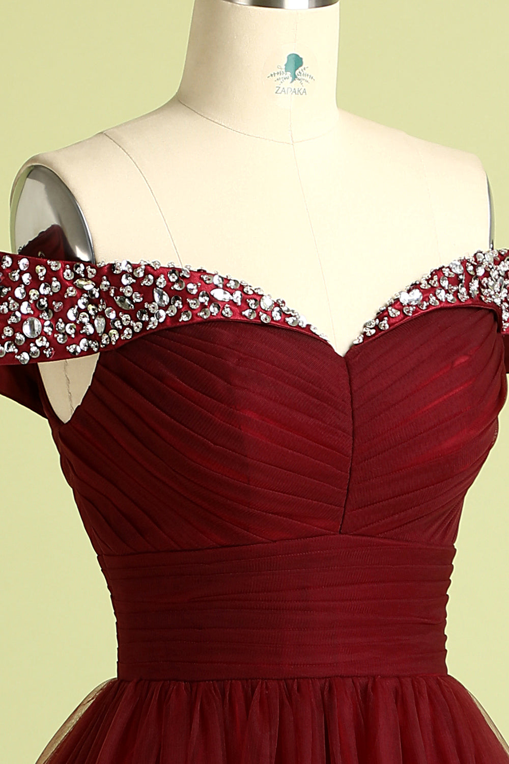 Burgundy Ball Gown