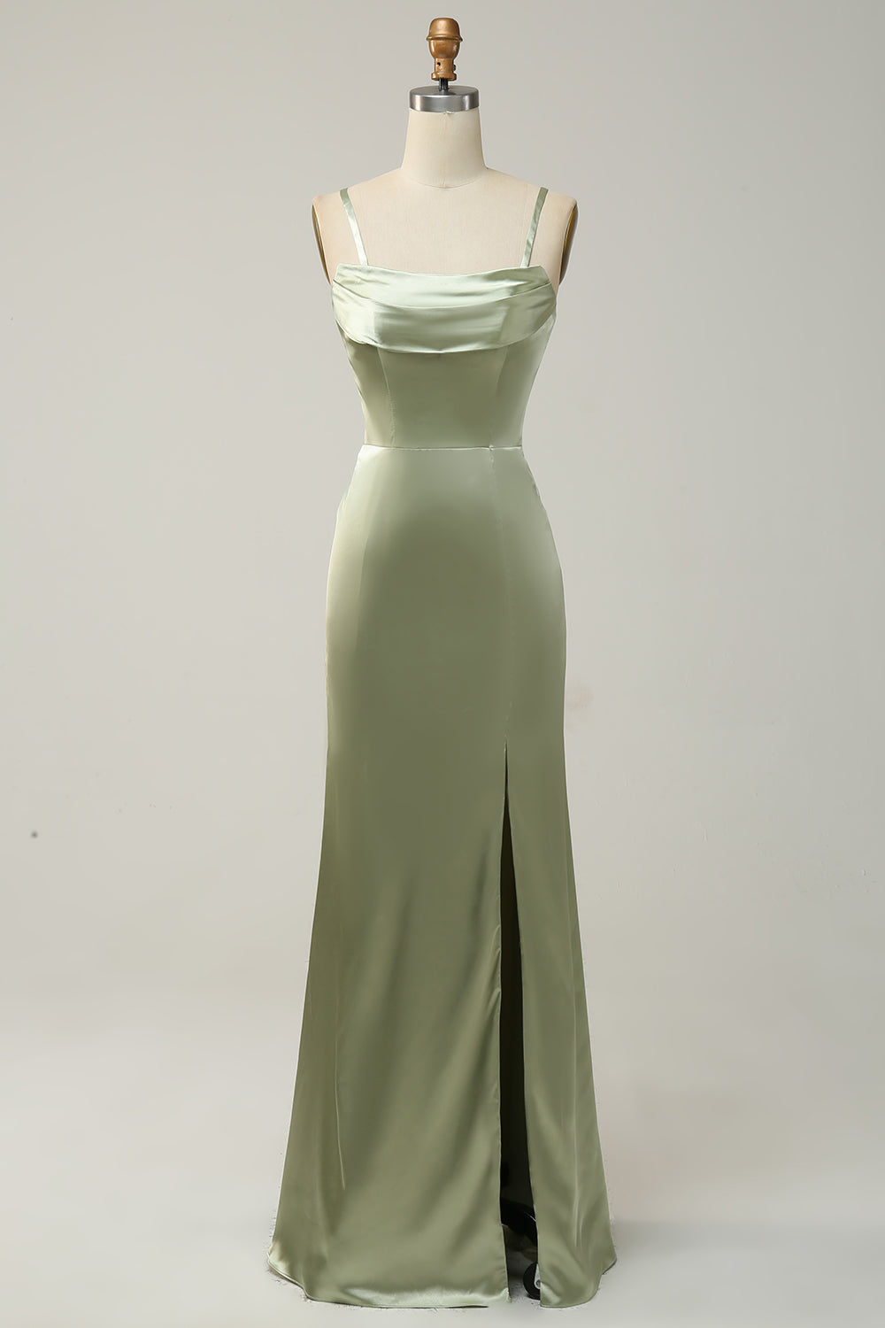 Green Mermaid Covertible Wear Long Bridesmaid Dress