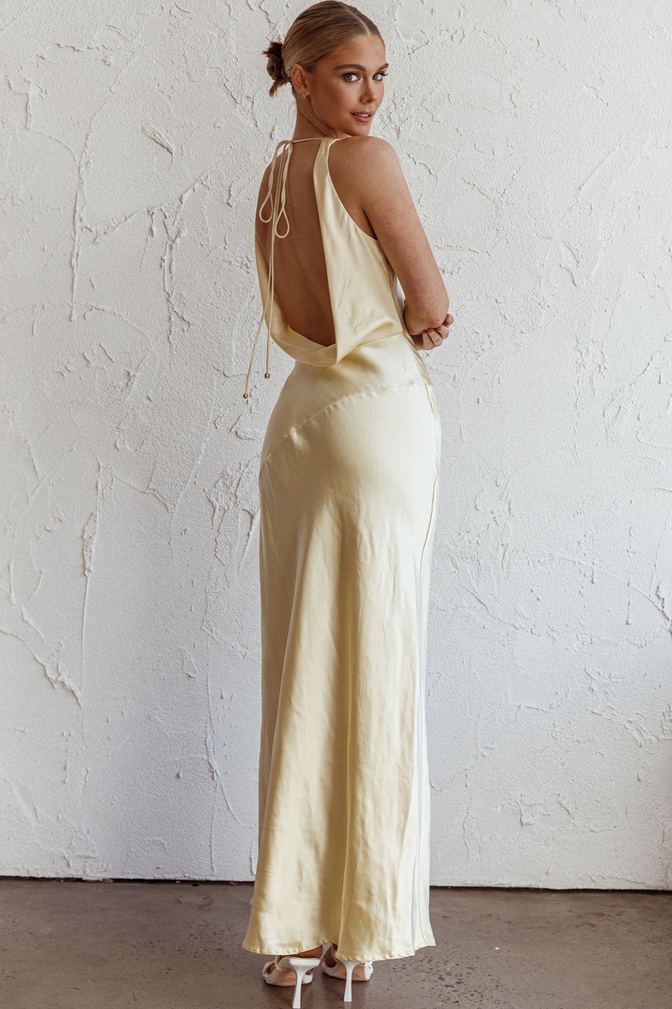 Cassiopeia Open Back Maxi Dress Butter