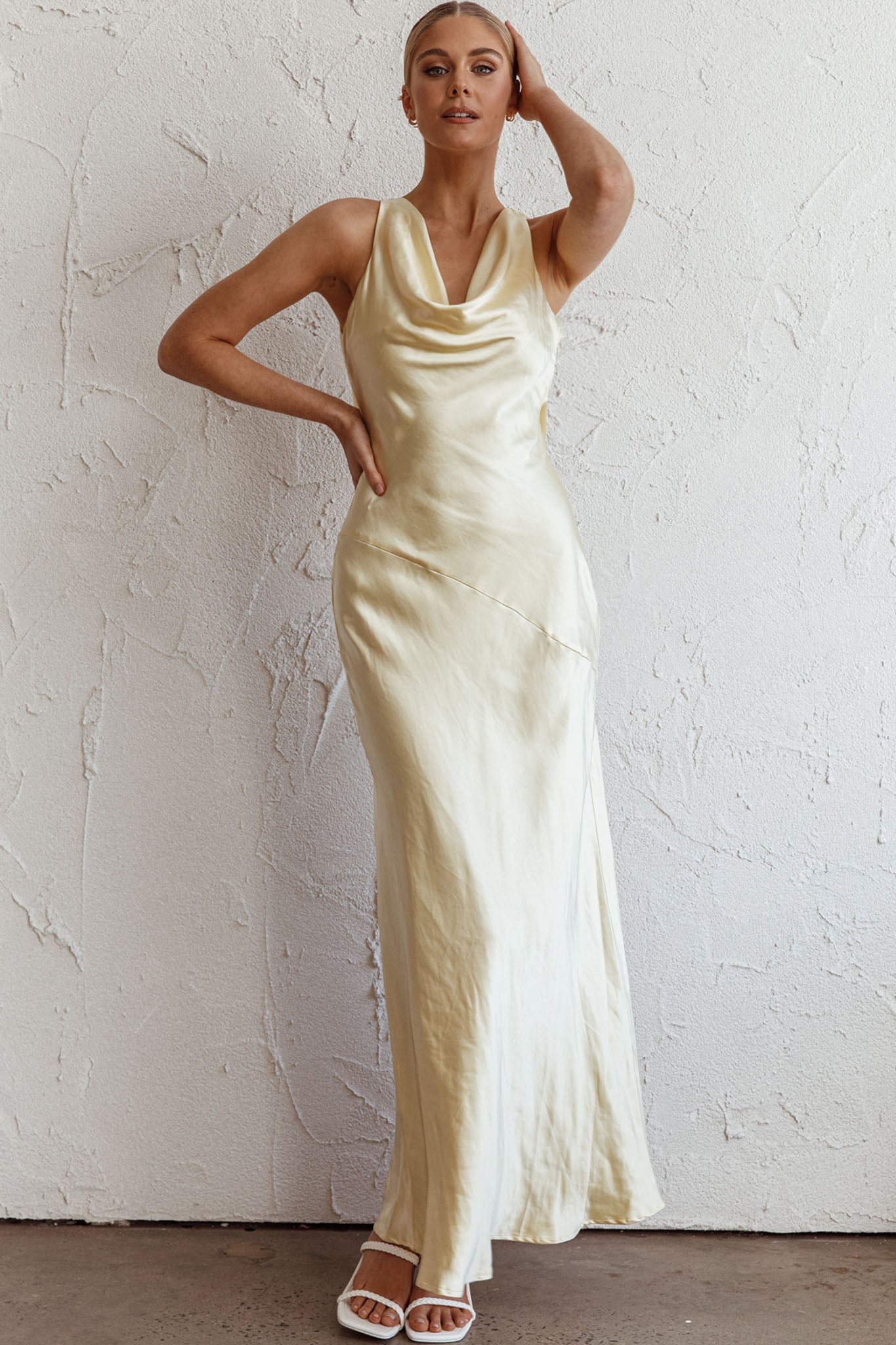 Cassiopeia Open Back Maxi Dress Butter