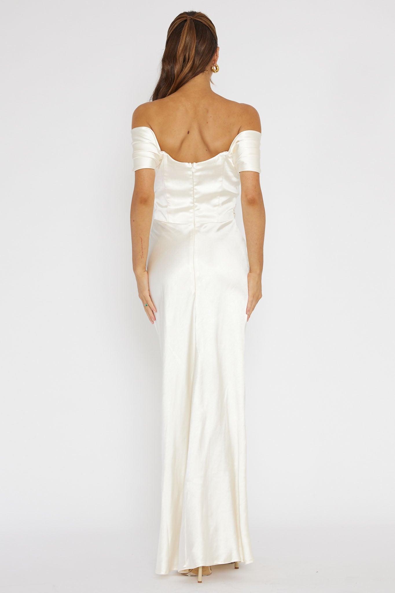 Katrina Off Shoulder Maxi Dress Butter