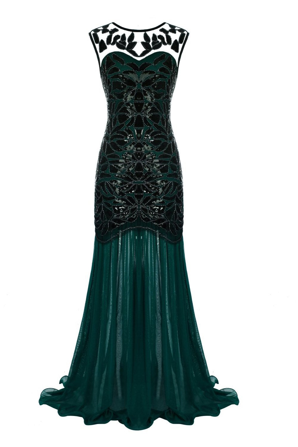 1920s Sequined Flapper Dress