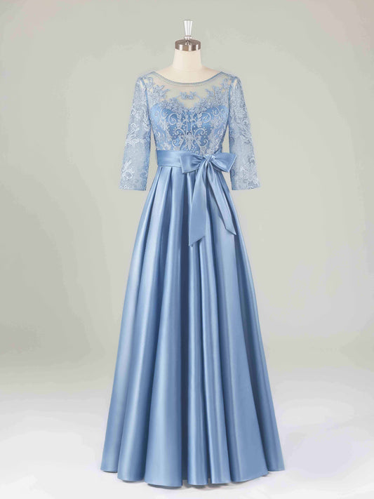 Matilda Graceful Illusion Neckline Mother of the Bride Dresses