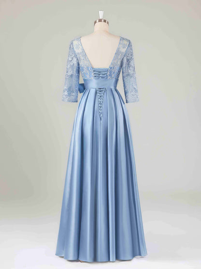 Matilda Graceful Illusion Neckline Mother of the Bride Dresses