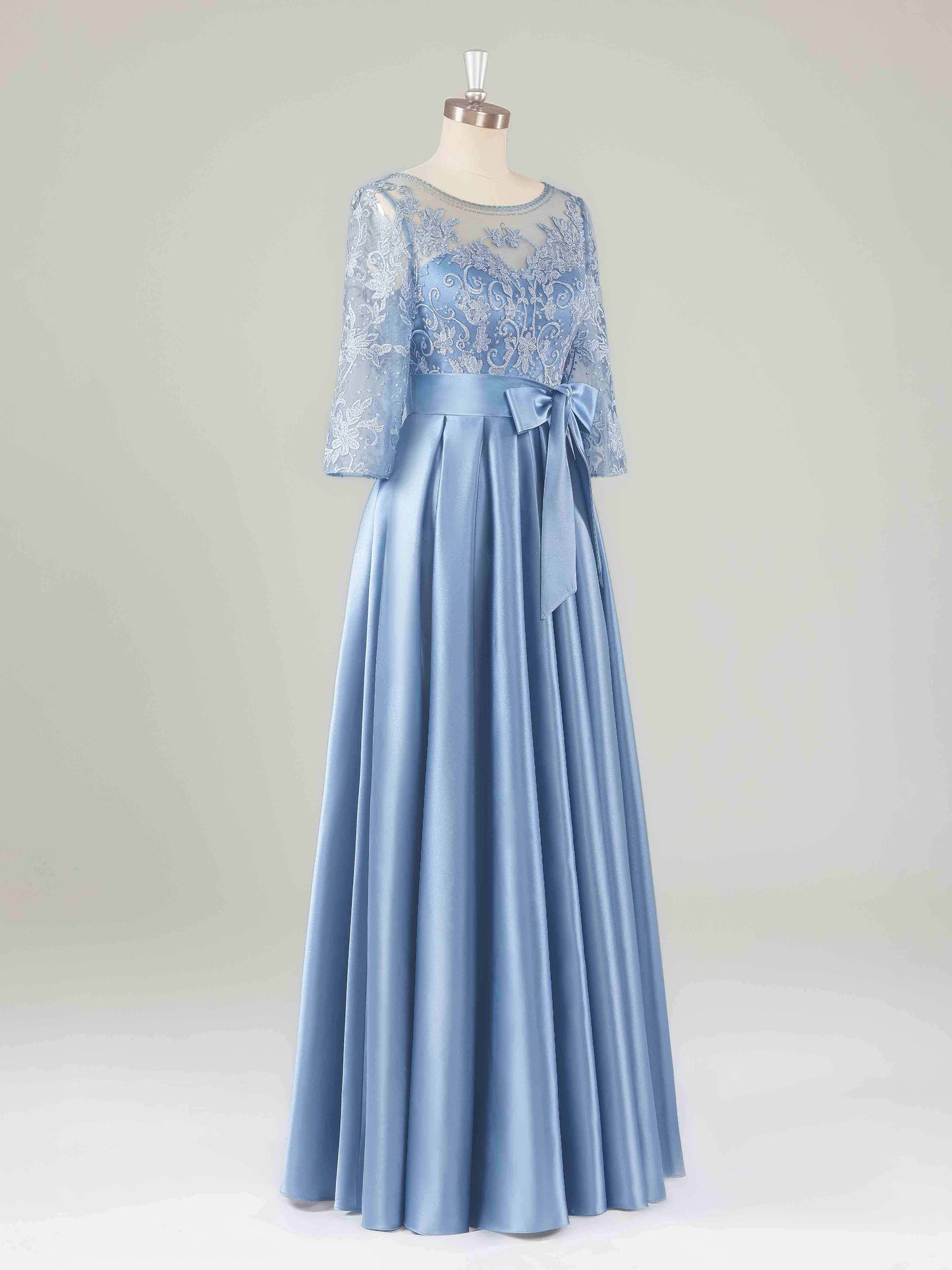 Matilda Graceful Illusion Neckline Mother of the Bride Dresses