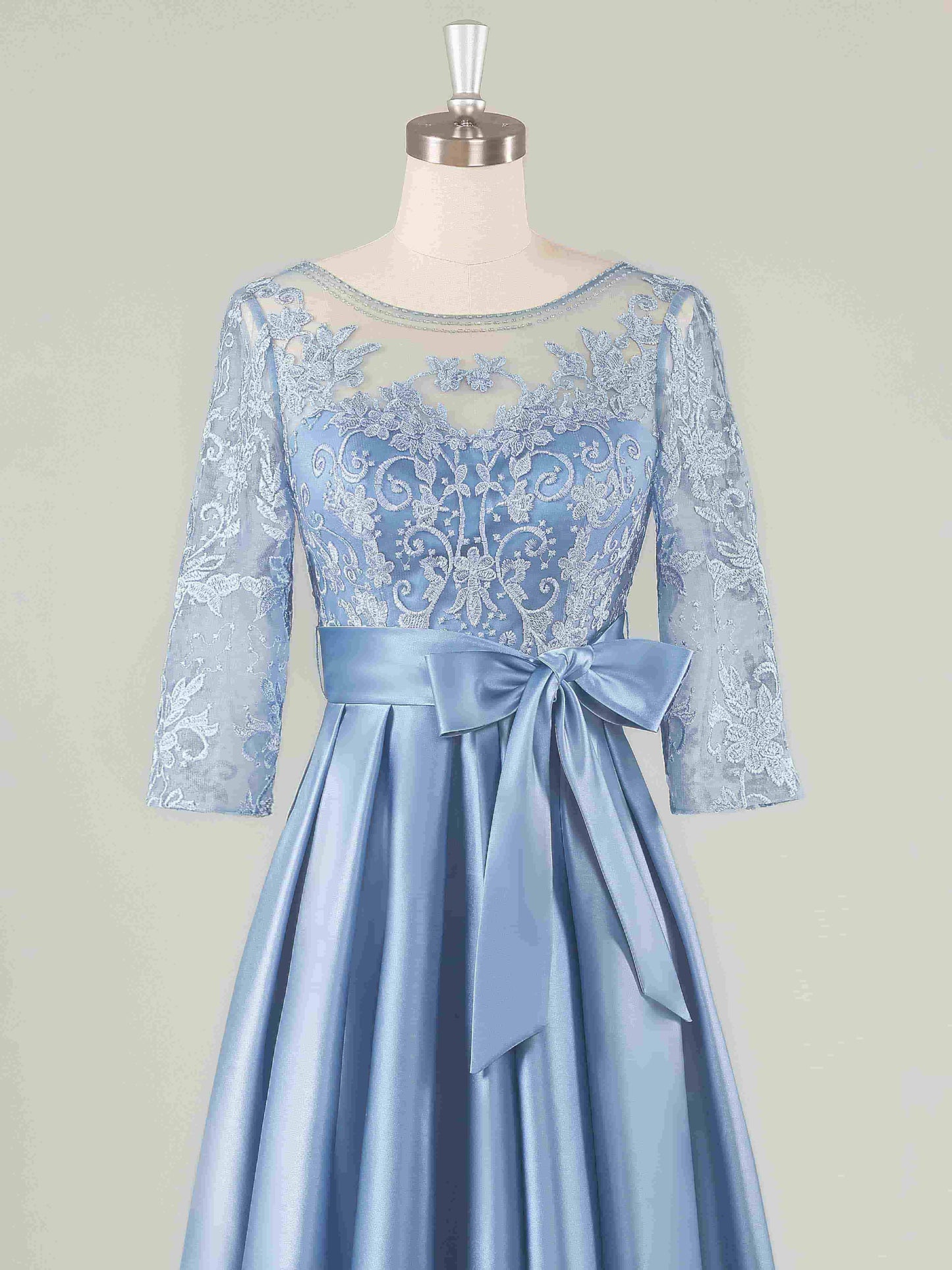 Matilda Graceful Illusion Neckline Mother of the Bride Dresses