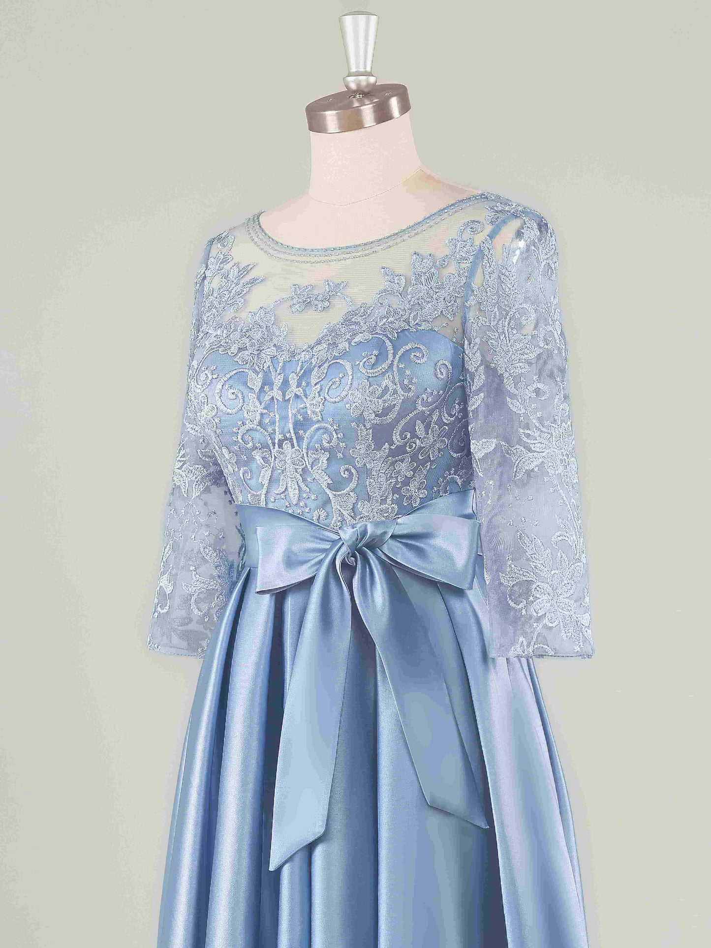Matilda Graceful Illusion Neckline Mother of the Bride Dresses