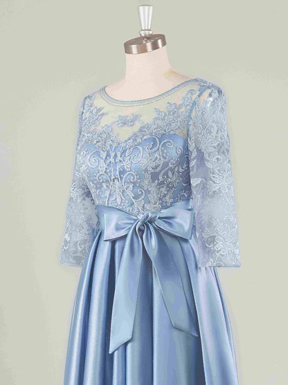 Matilda Graceful Illusion Neckline Mother of the Bride Dresses