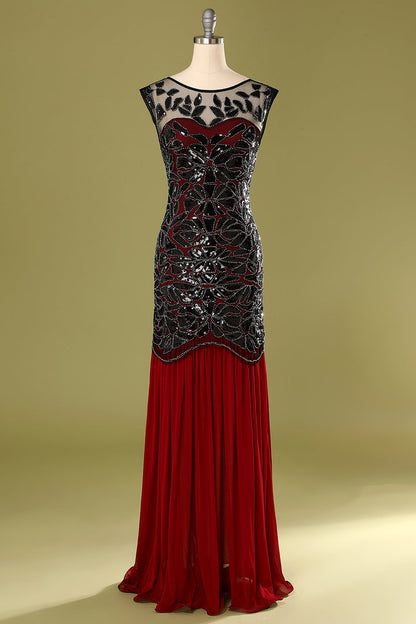1920s Sequined Flapper Dress