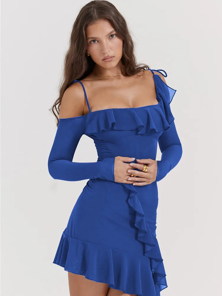 Eleanora Ruched Mini Dress