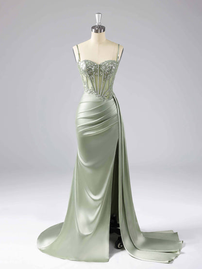 Verona Sweetheart Neckline Prom Dresses with Rhinestone Sequins