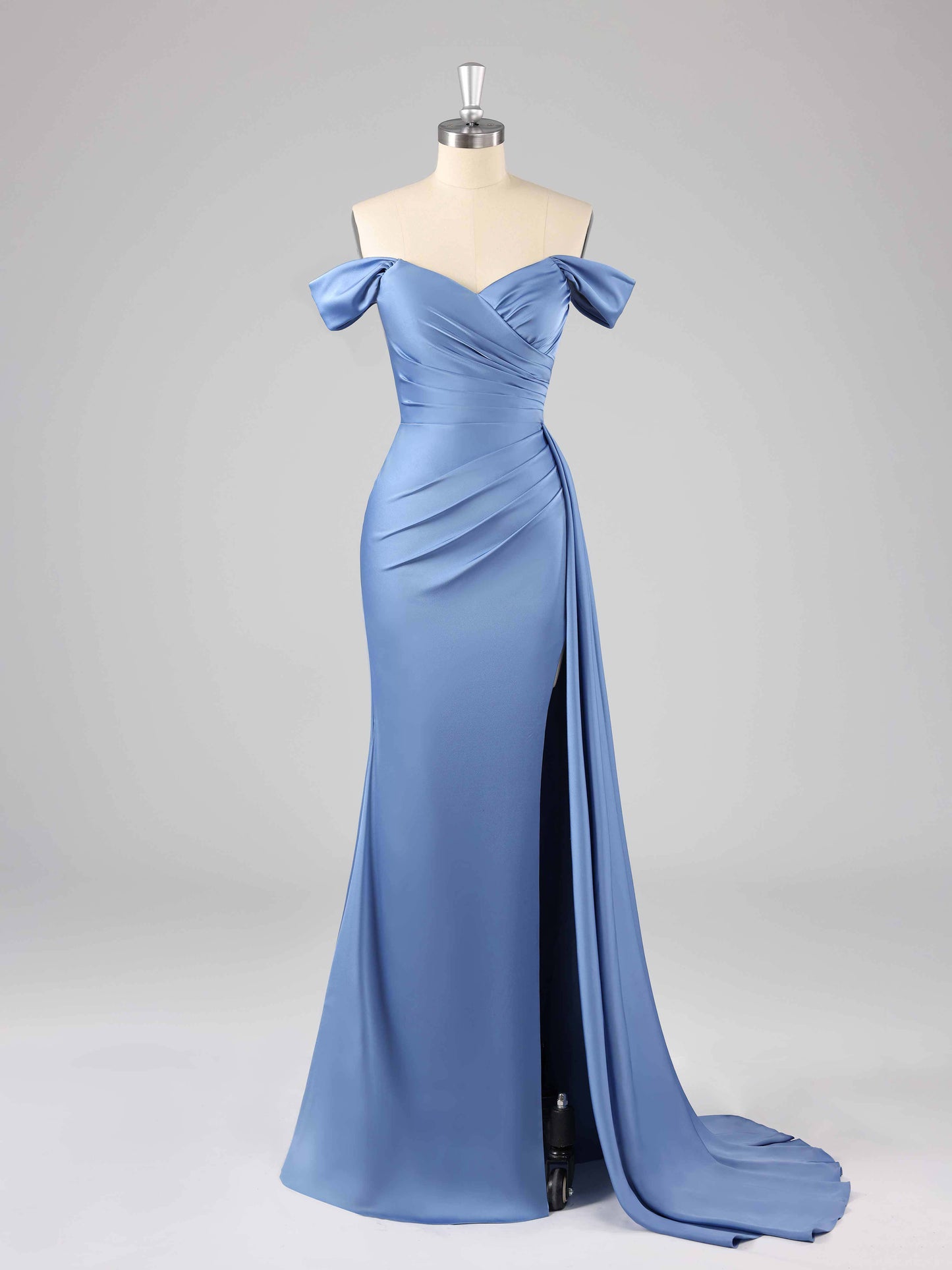 Vivian Trumpet/Mermaid Off-The-Shoulder Formal Dresses