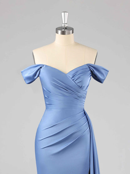 Vivian Trumpet/Mermaid Off-The-Shoulder Formal Dresses