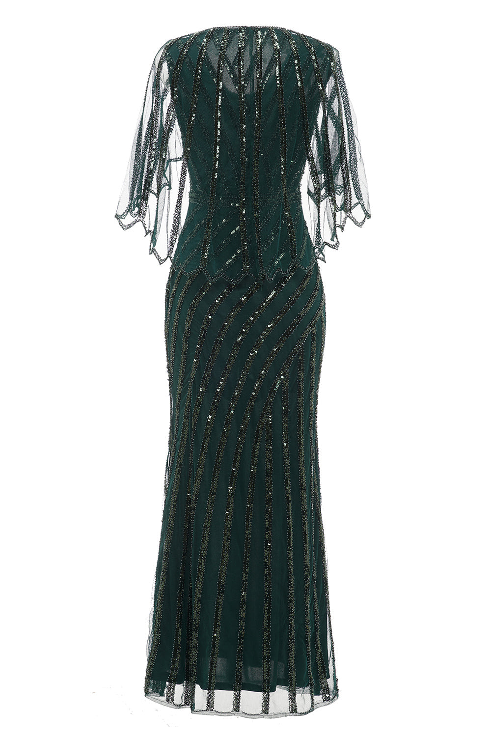 Dark Green Sequin Formal Evening Party Dresses