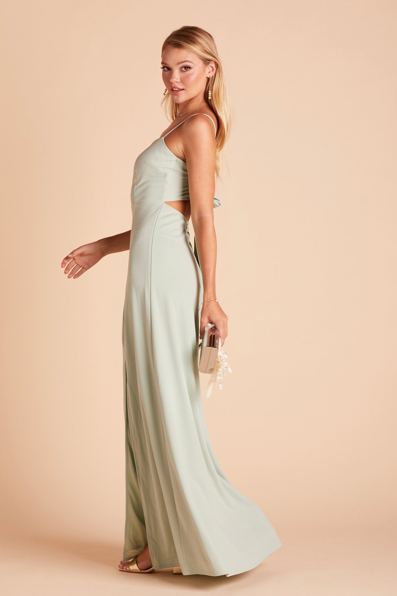 Benny Crepe Dress - Sage