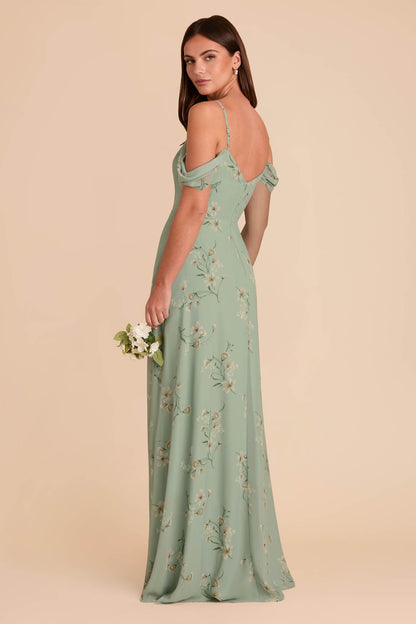 Devin Convertible Dress With Slit - Sage Le Fleur