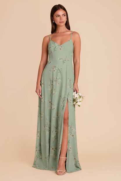 Devin Convertible Dress With Slit - Sage Le Fleur